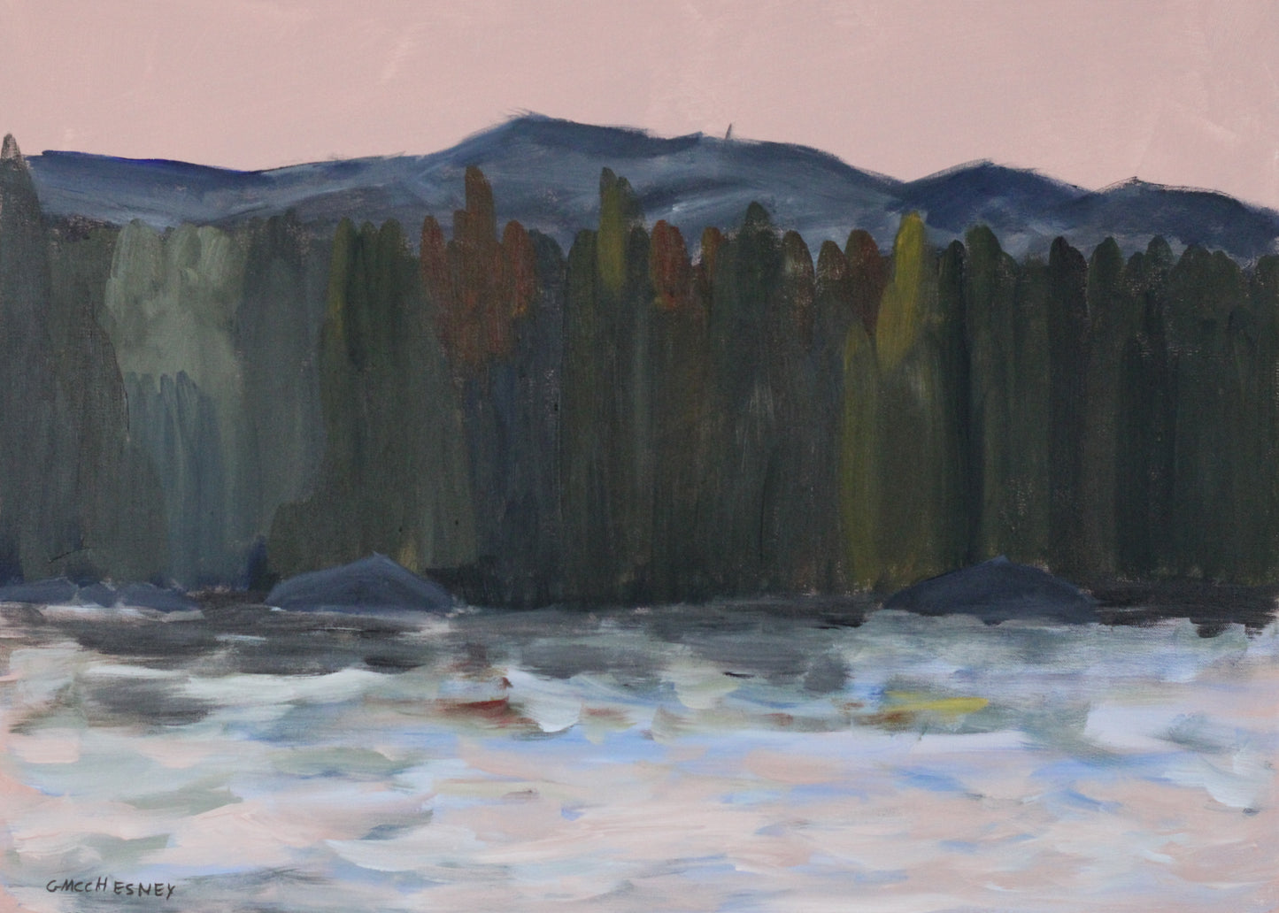 Tahoe at Sunset 11"x14" print